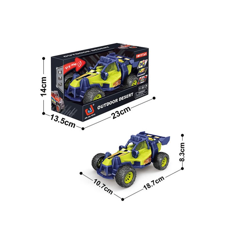 Inercinis džipas 1:18