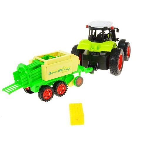 R/B Traktorius su priekaba ir priedais 1:16