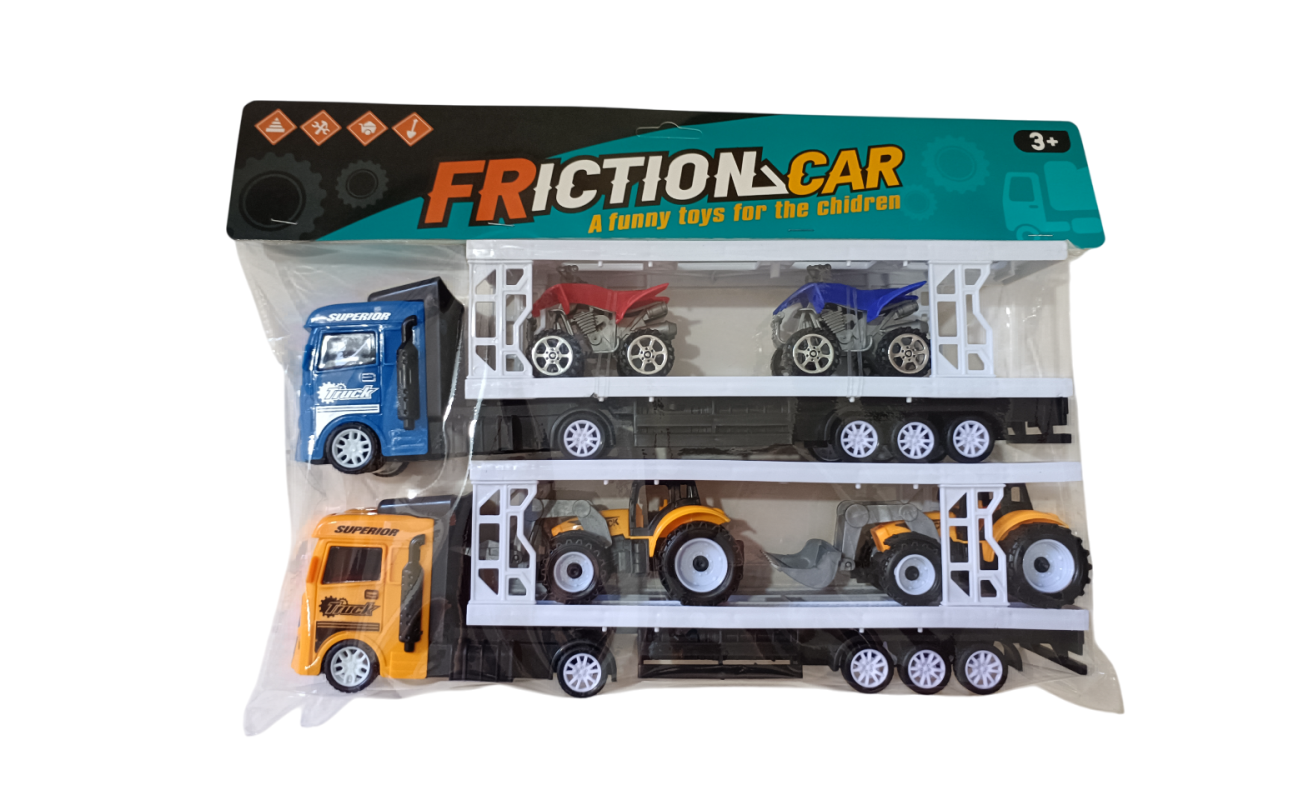 Žaislinių tralų rinkinys su priedais