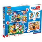 Clementoni Dėlionė Paw Patrol Edukit 4in1