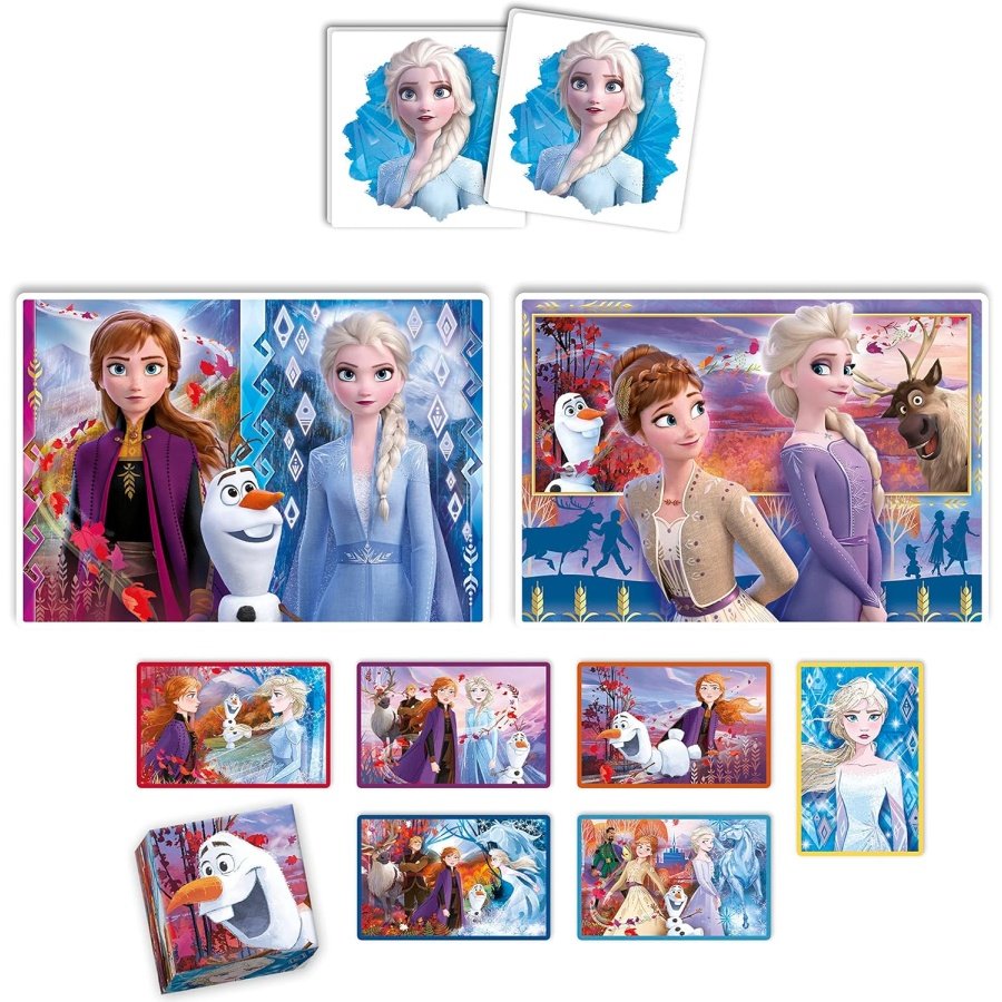 Clementoni Dėlionė Frozen Edukit 4in1 - Image 4