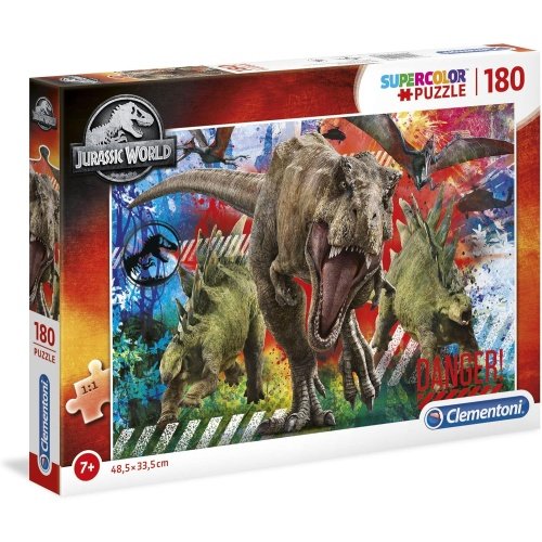 Clementoni Supercolor Dėlionė "Jurassic World" 180 pcs