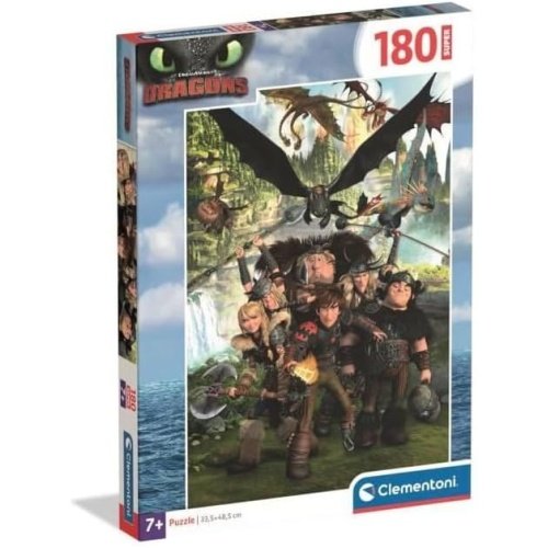 Clementoni Dragon Trainer dėlionė 180 det