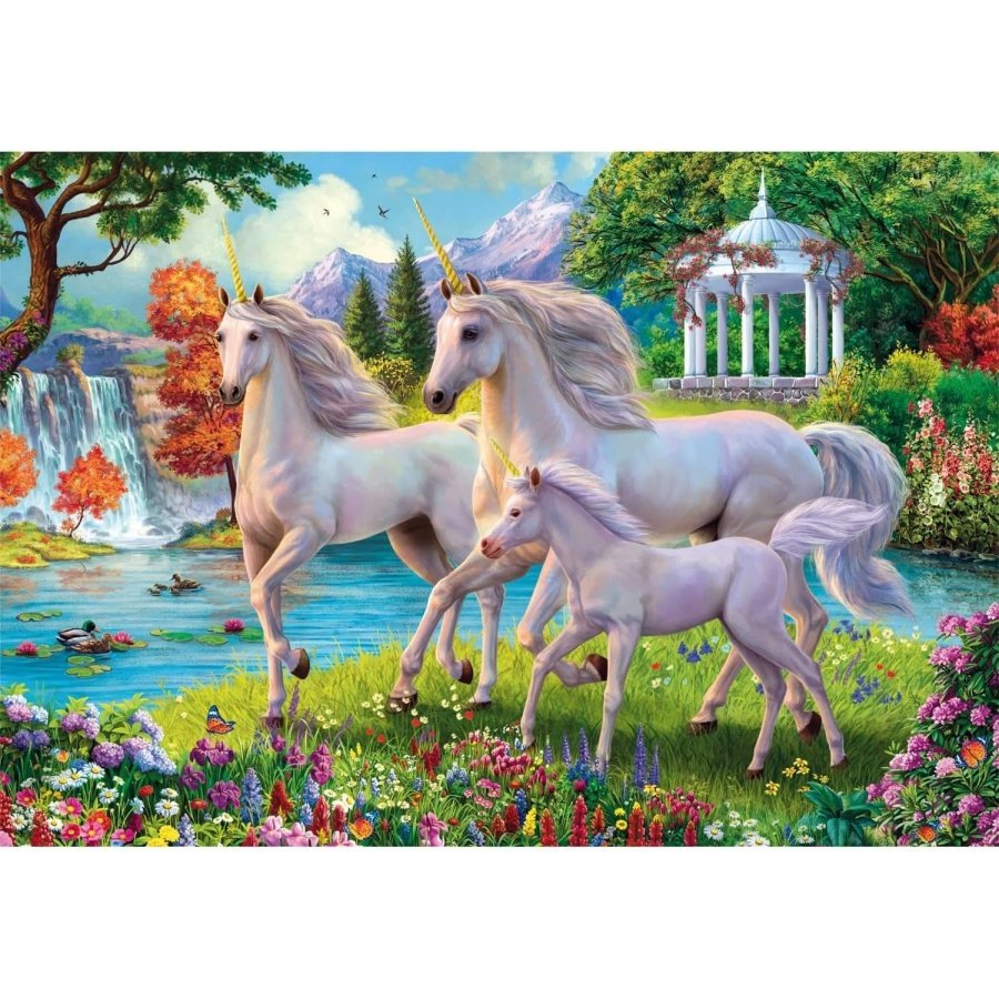 Clementoni Supercolor Dėlionė "Unicorns at the Waterfall" 180 pcs - Image 3
