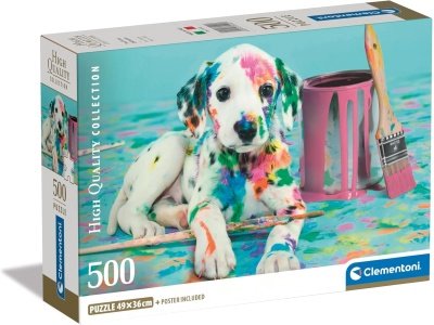 Clementoni dėlionė „Colorful Dalmatian“ 500 detalių