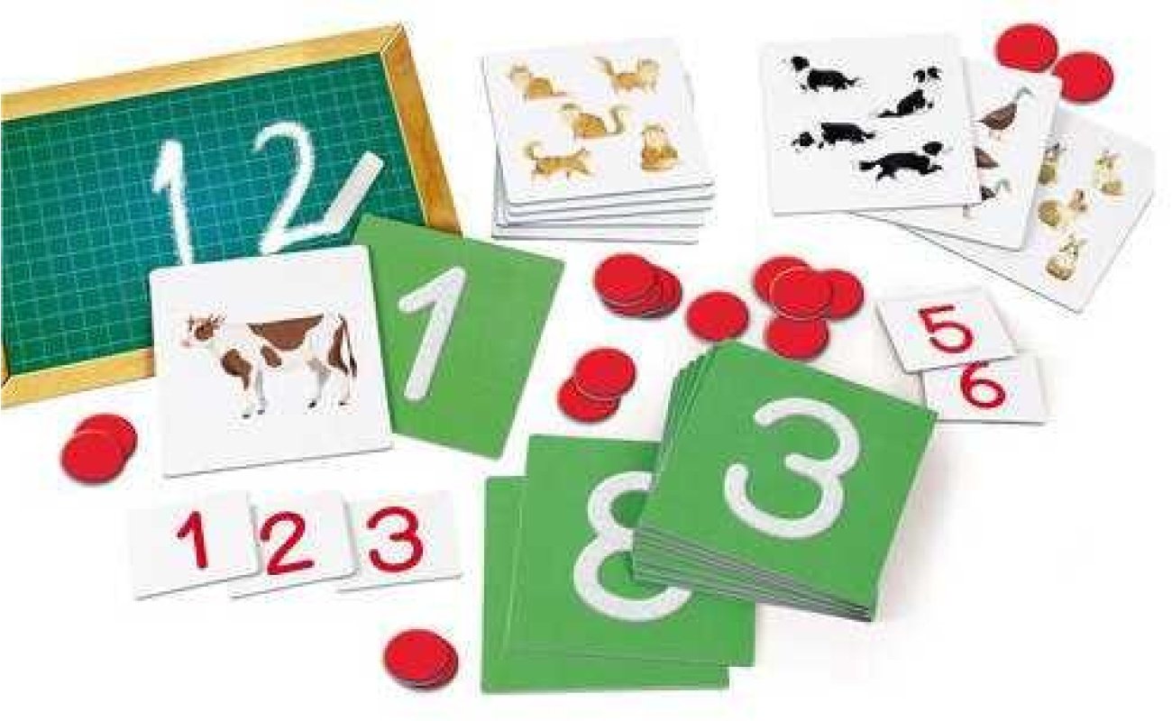 Clementoni Montessori "Tactile Numbers" edukacinis rinkinys - Image 3