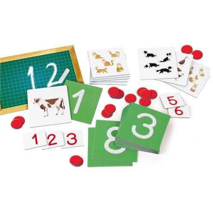 Clementoni Montessori "Tactile Numbers" edukacinis rinkinys - Image 3