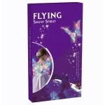 Šviečiančių fėjos sparnų pakuotė su iliustracijomis ir produkto vaizdu