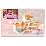 Princesės lėlių namelio pakuotės dizainas