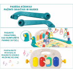 Kūdikių žaidimų kilimėlis su pianinu ir žaislais