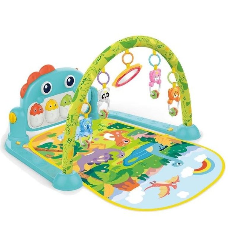 Kūdikių žaidimų kilimėlis su pianinu ir žaislais (Kopija)