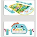 Kūdikių žaidimų kilimėlis su pianinu ir žaislais (Kopija)