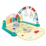 Kūdikių žaidimų kilimėlis su pianinu ir žaislais