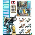 Transformuojamas robotas 6in1 “Heavy Mech”