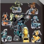 Transformuojamas robotas 6in1 “Heavy Mech”