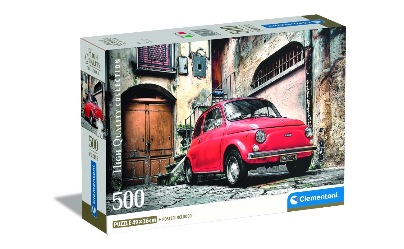 Clementoni Fiat 500 dėlionė, 500 detalių
