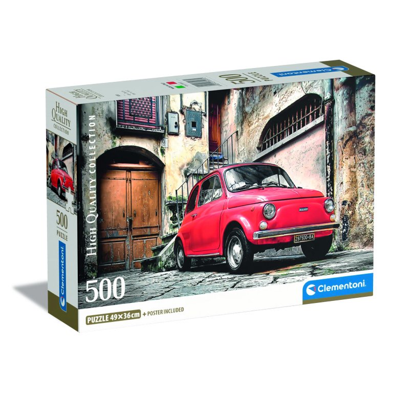 Clementoni Fiat 500 puzle, 500 gabaliņi