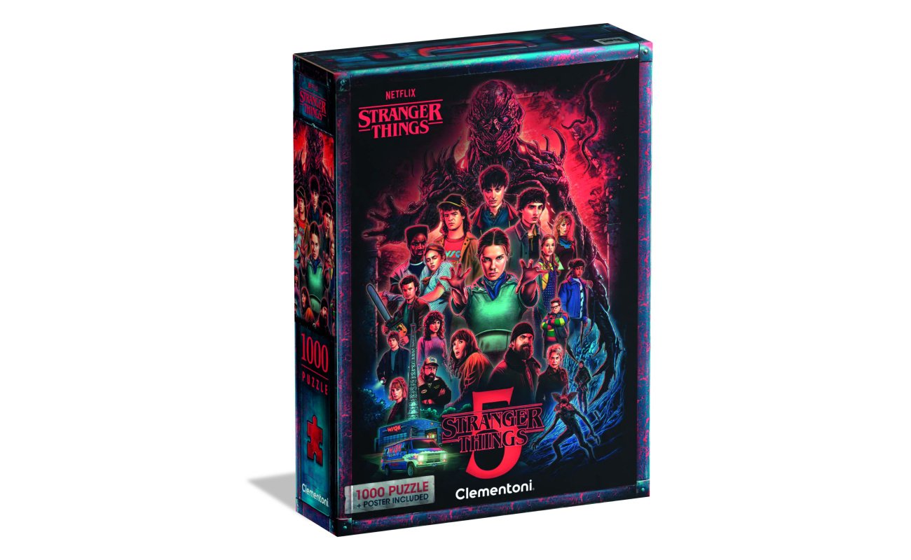 Clementoni Stranger Things Puzzle 1000 gabaliņi