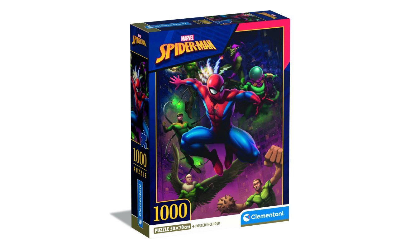 Clementoni Spider-Man dėlionė, 1000 detalių