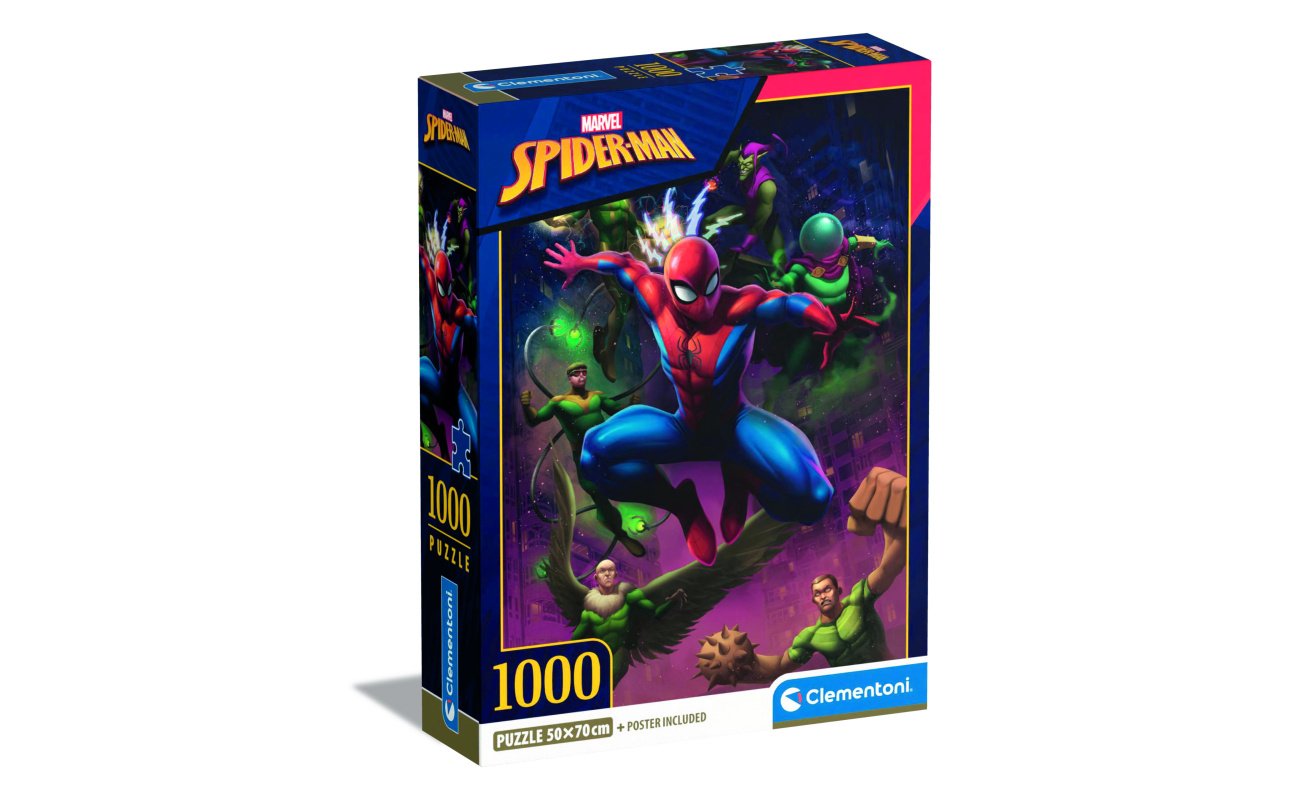 Clementoni Spider-Man Puzzle, 1000 gabaliņi
