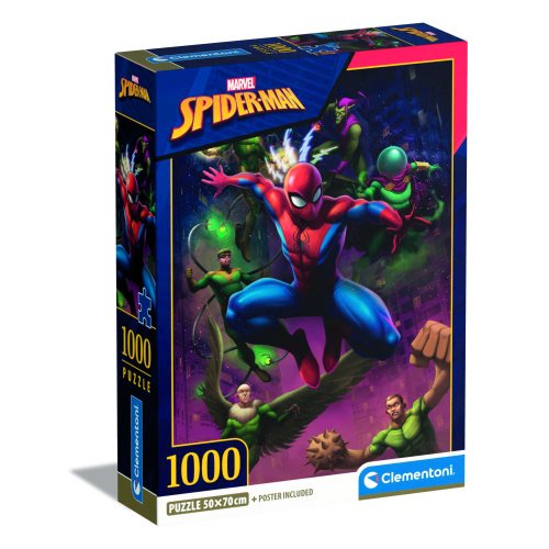 Clementoni Spider-Man Puzzle, 1000 gabaliņi