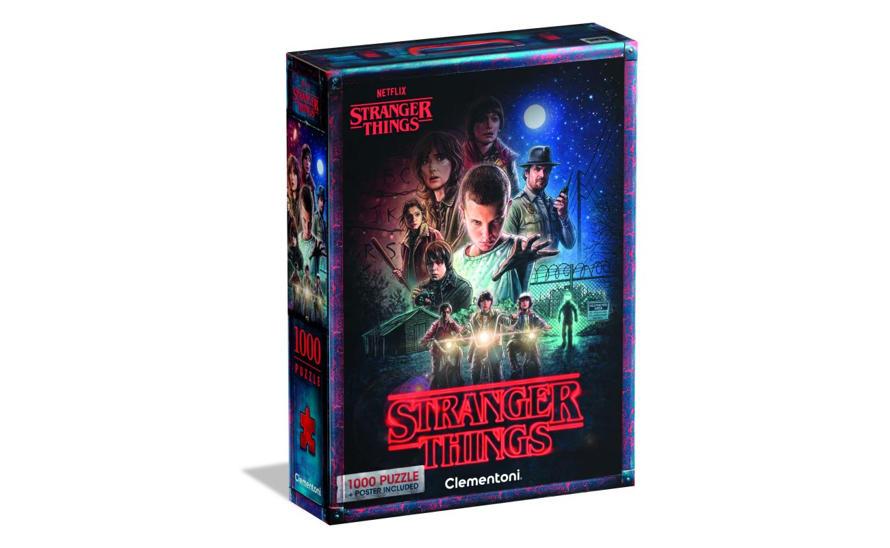 Clementoni Stranger Things dėlionė, 1000 detalių