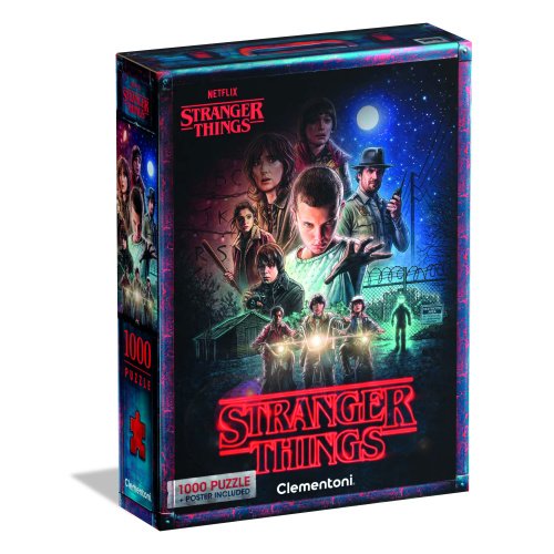 Clementoni Stranger Things dėlionė, 1000 detalių