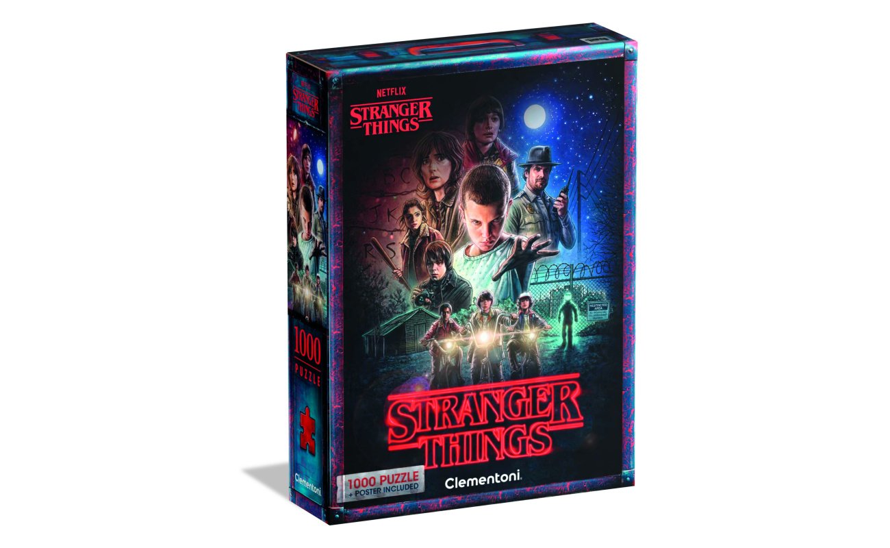 Clementoni Stranger Things Puzzle, 1000 gabaliņi