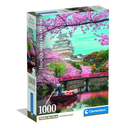 Clementoni Himeji Castle in Spring dėlionė, 1000 detalių
