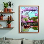 Clementoni Himeji Castle in Spring dėlionė, 1000 detalių