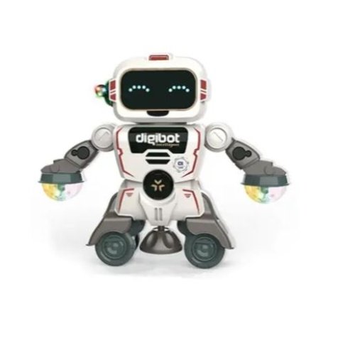 Interaktyvus šokantis robotas su šviesomis ir muzika