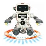 Interaktyvus šokantis robotas su šviesomis ir muzika
