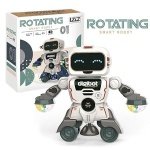 Interaktyvus šokantis robotas su šviesomis ir muzika