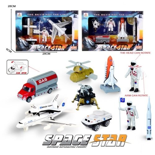 Kosmoso tyrinėjimo žaislų rinkinys vaikams Space Star