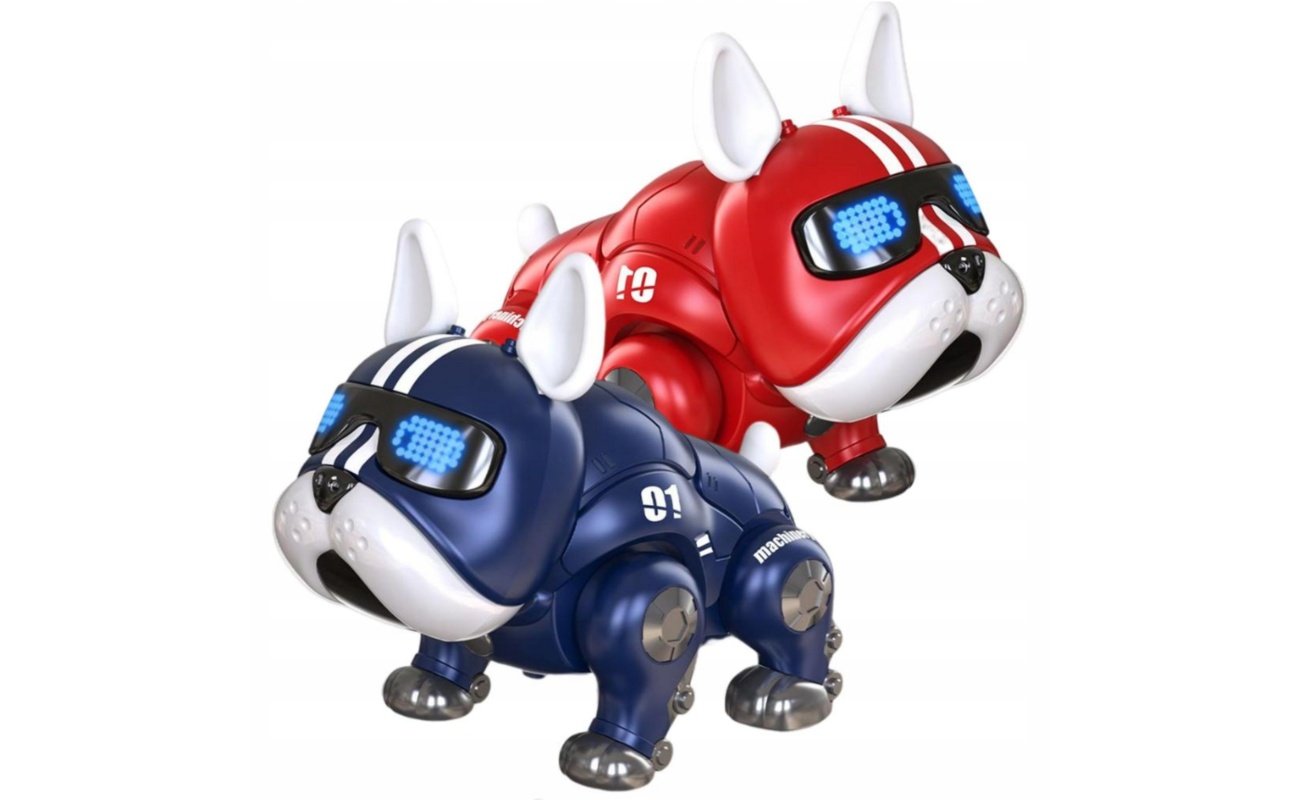 Robotas šuniukas su šviesomis ir garsais