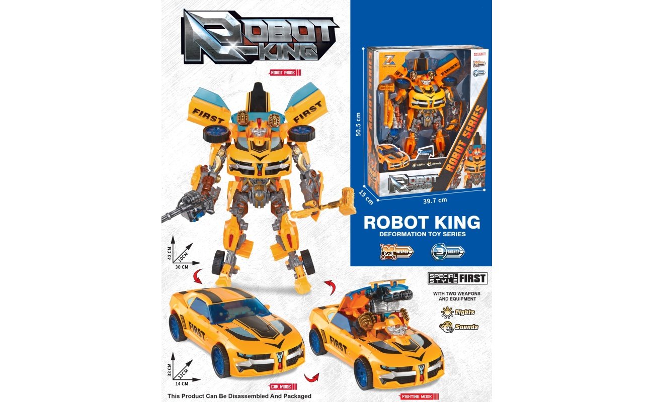 Robotas transformeris „Robot King“