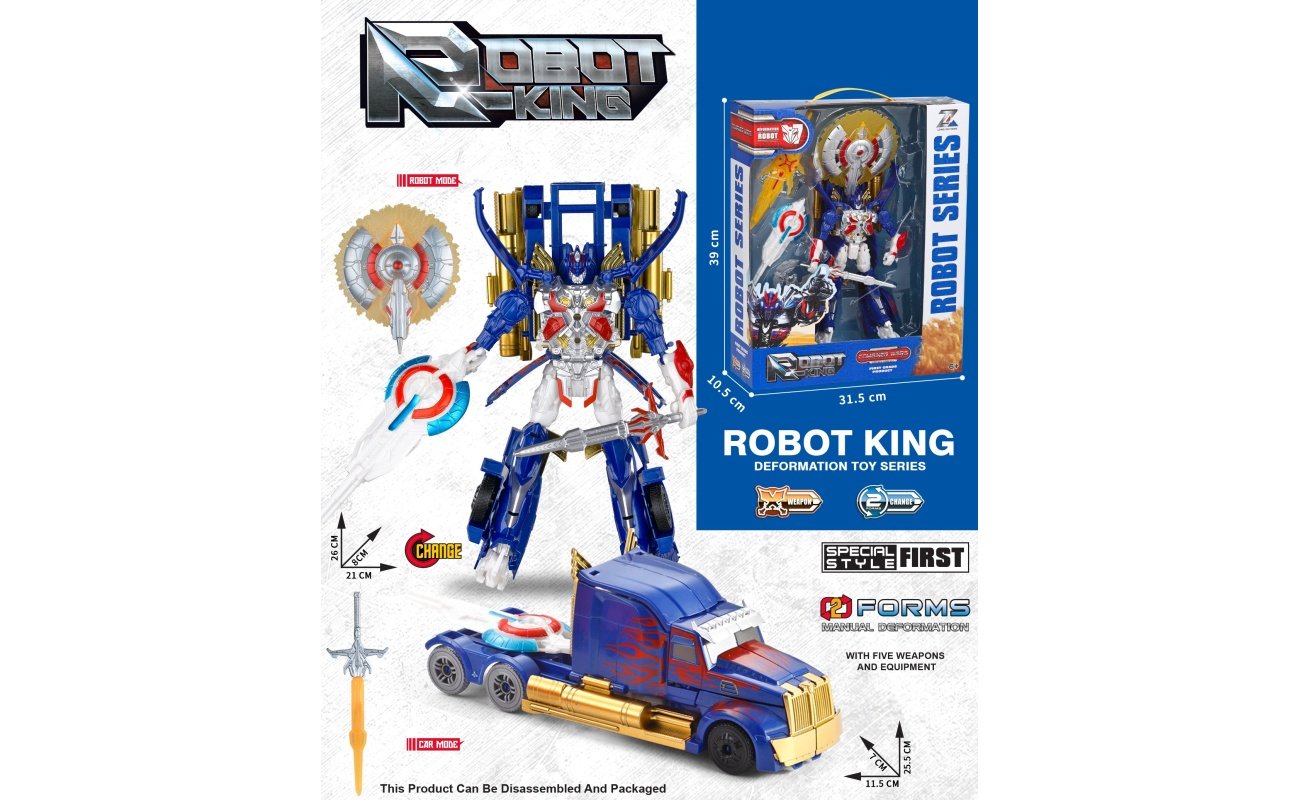 Robotas transformeris „Robot King“
