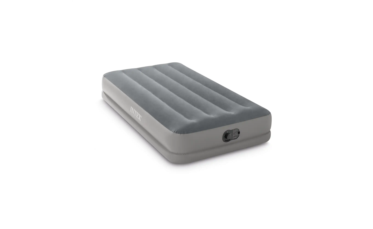 Pripučiamas čiužinys Intex Twin Prestige Mid-Rise su USB pompa 99×191×30 cm