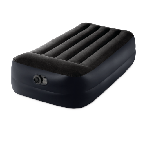 Pripučiamas čiužinys Intex Twin Dura-Beam Plus Pillow Rest Raised su integruota pompa 99×191×42 cm
