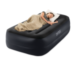 Pripučiamas čiužinys Intex Twin Dura-Beam Plus Pillow Rest Raised su integruota pompa 99×191×42 cm