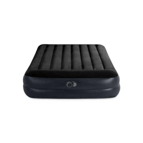 Piepūšamais matracis ar iebūvētu spilvenu INTEX Queen Dura-Beam Pillow Rest Raised, gaisa matracis 152x203x42 cm
