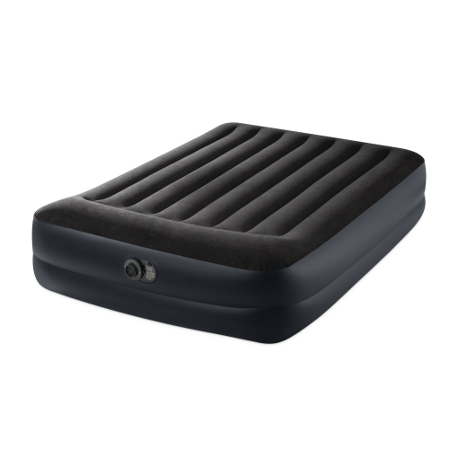 Pripučiamas čiužinys su integruota pagalve INTEX Queen Dura-Beam Pillow Rest Raised, Airbed 152x203x42cm