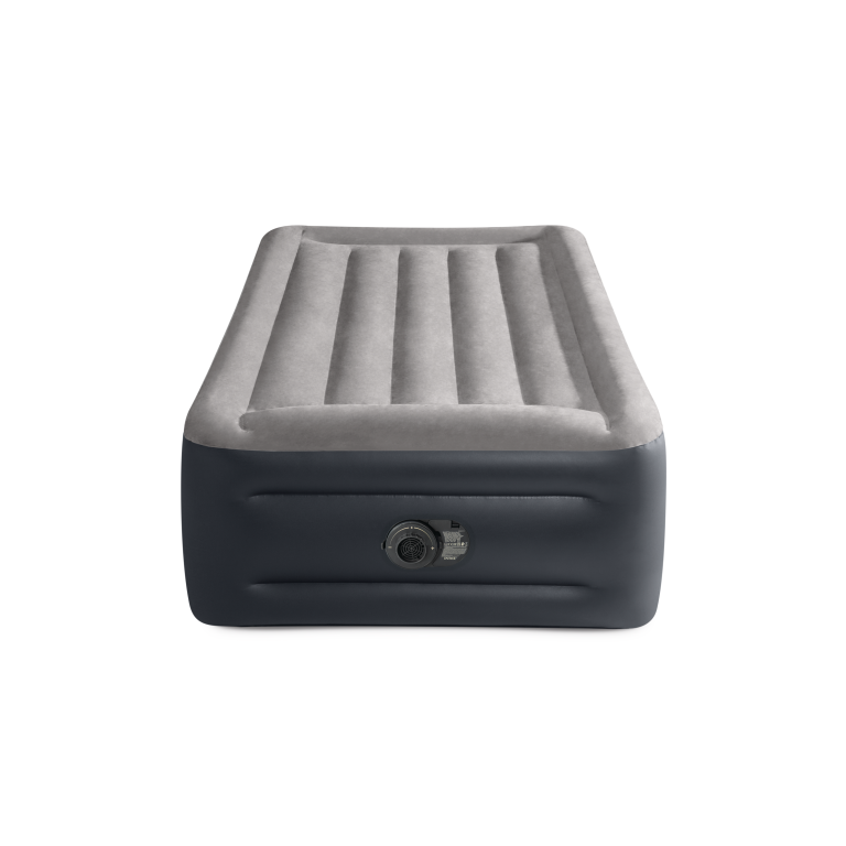 Pripučiamas čiužinys su integruota pagalve INTEX Twin Dura-Beam Deluxe Pillow Rest, Airbed 99x191x42cm