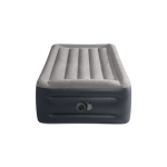 Piepūšamais matracis ar iebūvētu spilvenu INTEX Twin Dura-Beam Deluxe Pillow Rest, gaisa matracis 99x191x42 cm