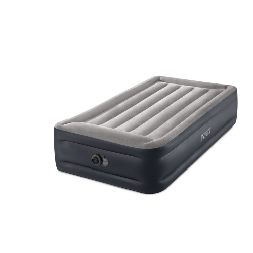 Pripučiamas čiužinys su integruota pagalve INTEX Twin Dura-Beam Deluxe Pillow Rest, Airbed 99x191x42cm