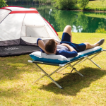 Stovyklavimo čiužinys INTEX Camping Mat su integruota pagalve, 67×184×13 cm